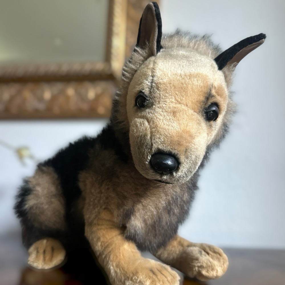 Hansa Creation German Shepherd Dog Plush Toy 22 in Realistic Stuffed Animal Kids